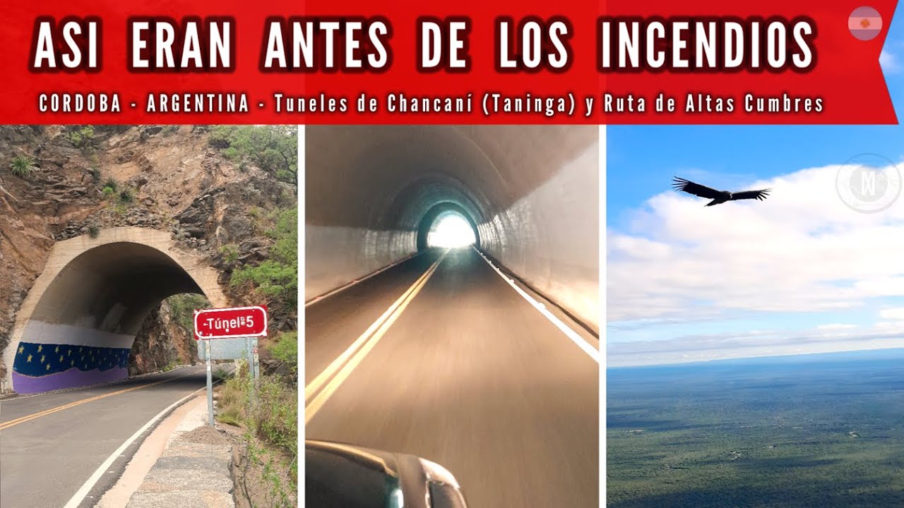 TUNELES DE CHANCANI # Taninga - Camino de las ALTAS CUMBRES - CORDOBA - Conociendo Argentina - H27