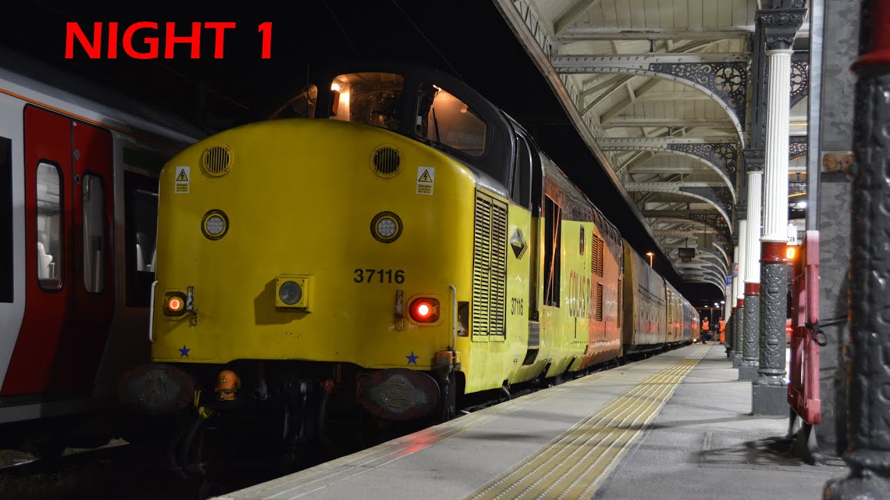 Chasing the UTU test train overnight (NIGHT 1) - 37116 + 9702 25/08/2021