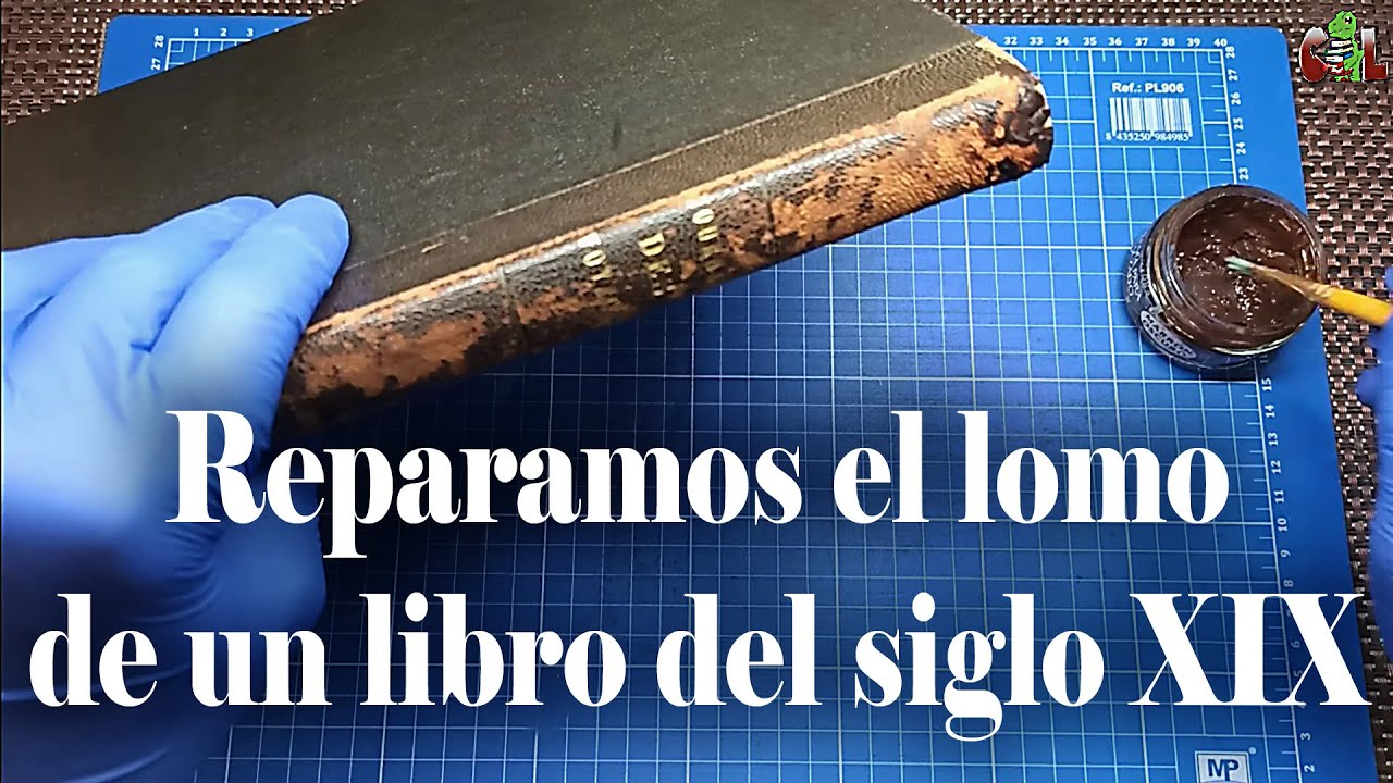 Restauramos el lomo de un libro de 1882 – Cuidados de los libros