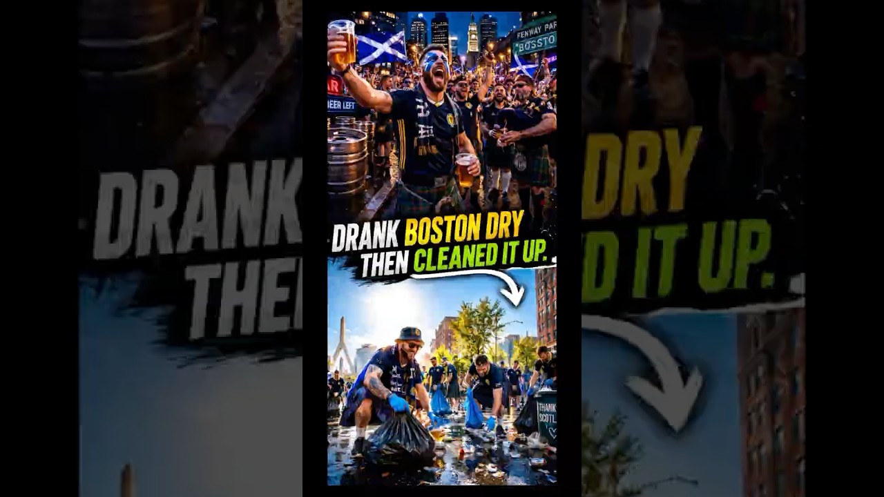 Scotland&rsquo;s Fans Took Over Boston- Then Did Something No One Expected at the 2026 World Cup😳