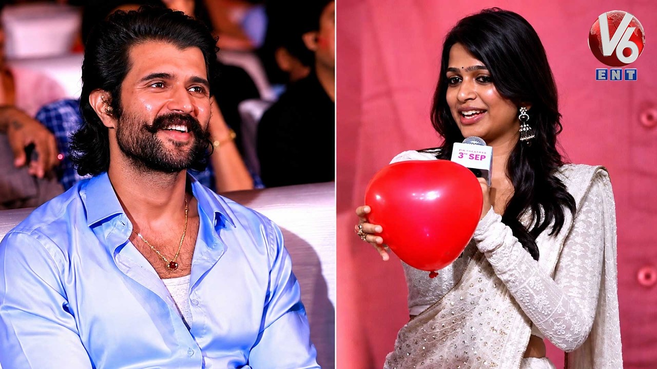 Heroine Ananthika Sanilkumar Cute Speech | Romanchakam Movie Pre Release Event | V6ENT