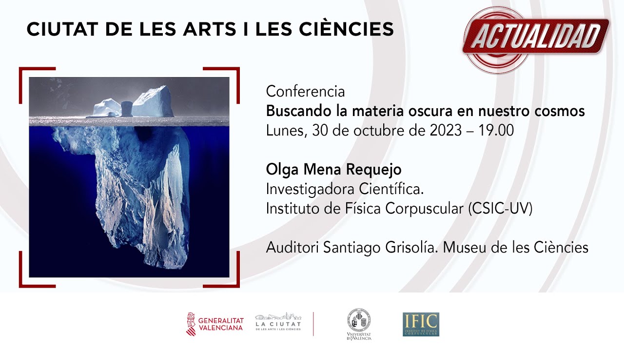 Conferencia. Buscando la materia oscura en nuestro cosmos