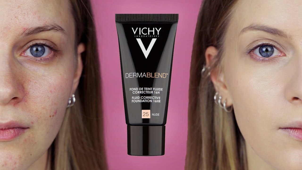 👸ТЕСТ-ДРАЙВ ТОНАЛЬНОГО КРЕМА VICHY DERMABLEND | ПЛОТНЫЙ ТОНАЛЬНЫЙ КРЕМ ДЛЯ ПРОБЛЕМНОЙ КОЖИ +КОНКУРС