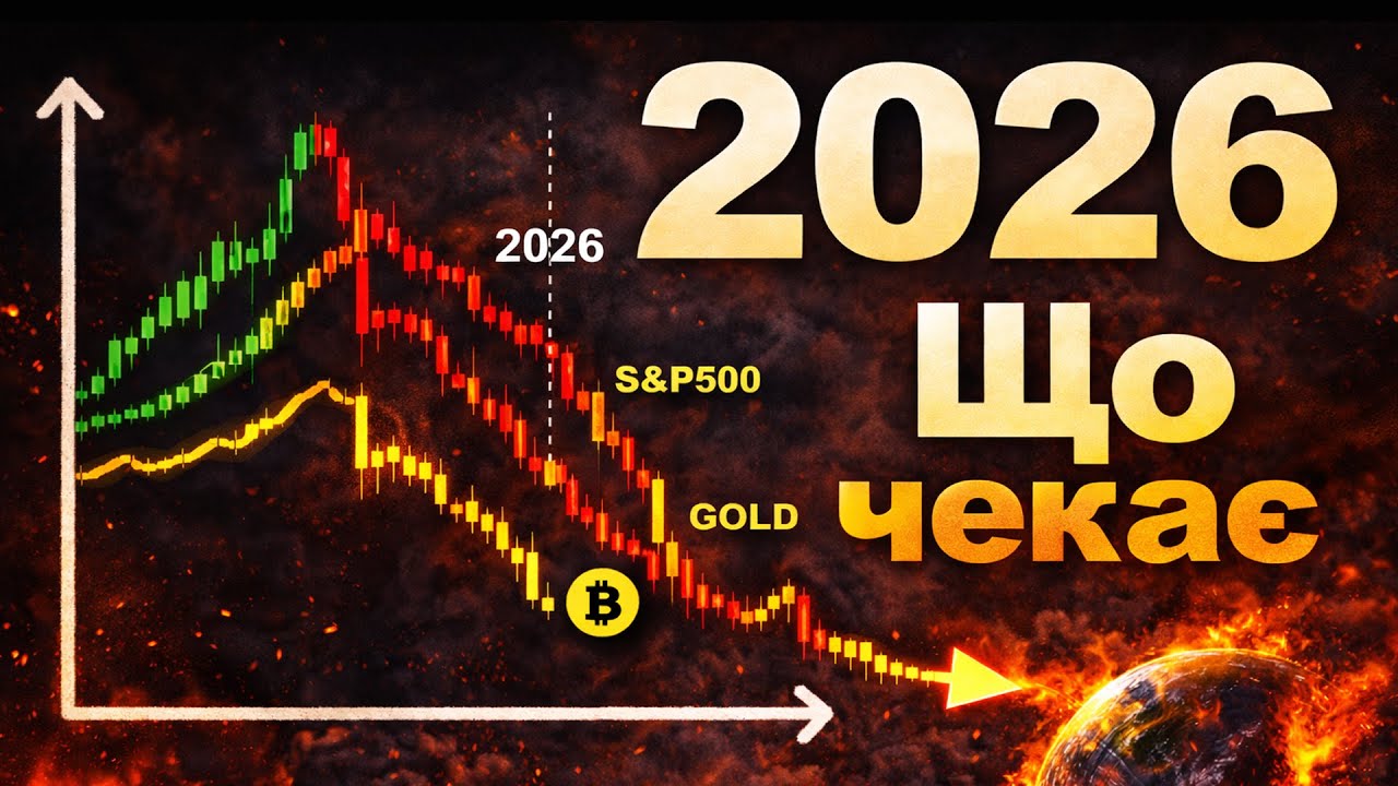 Все може впасти у 2026? S&P 500, золото, біткоїн — що робити?