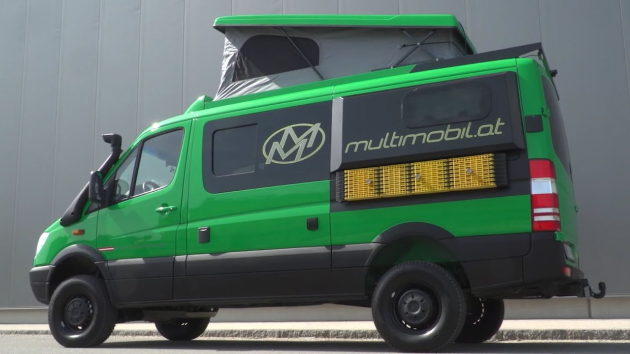 NEU! Wohnmobil Multimobil 6.0 Diverso Van – Der leichte Allrad Camper fürs Gelände 