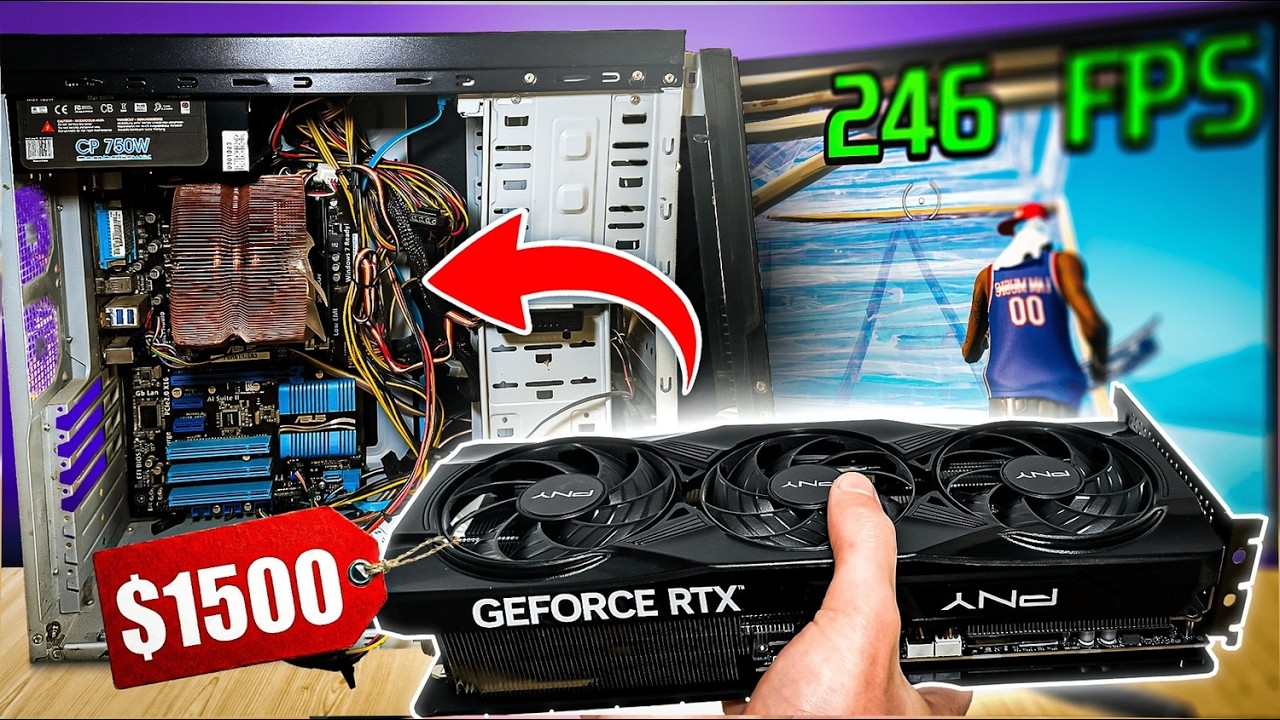 I Put a RTX 5080 in a 20 Year Old PC..