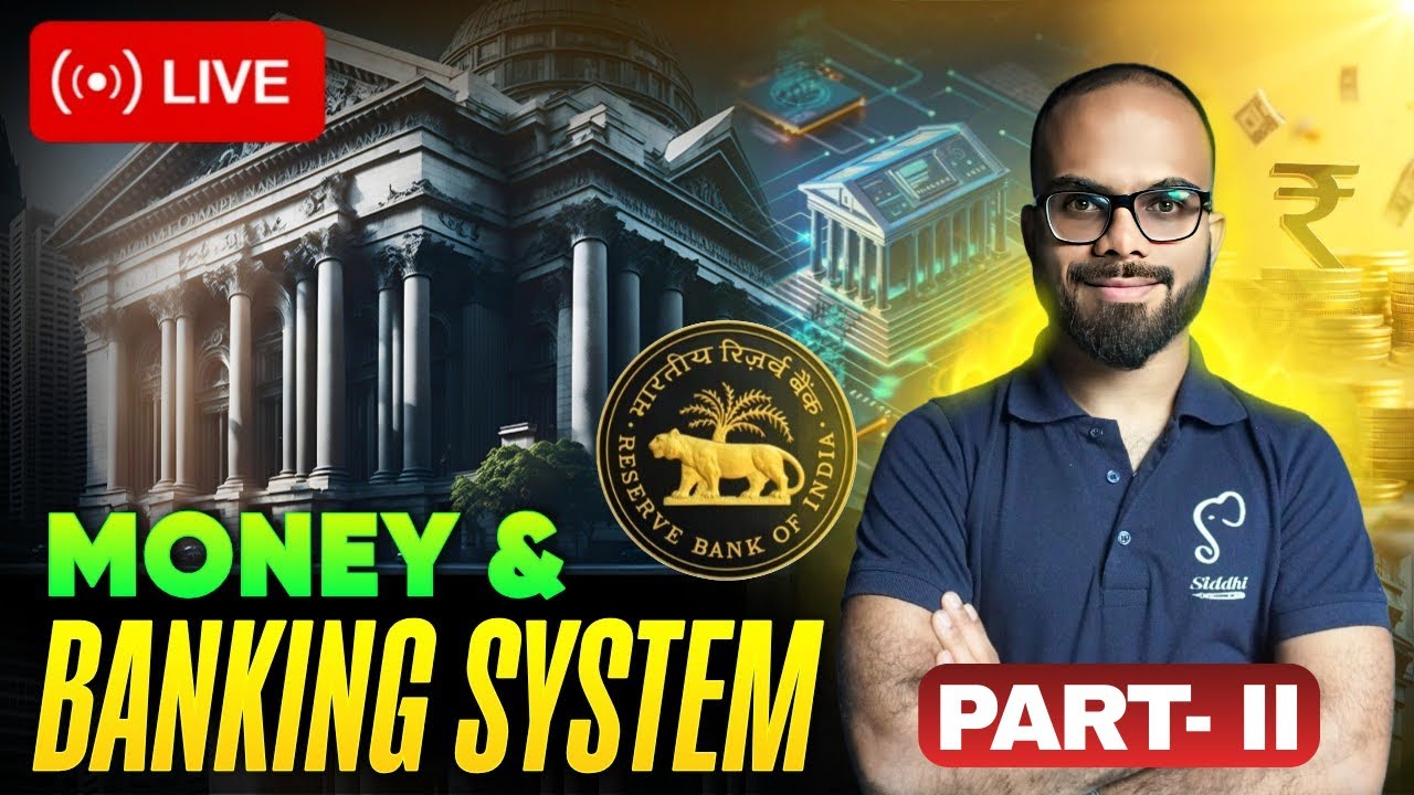 Money & Banking System Part 2 | Siddhi Prep | SSC CGL, CHSL, MTS, CDS, CAPF 2025 Preparation