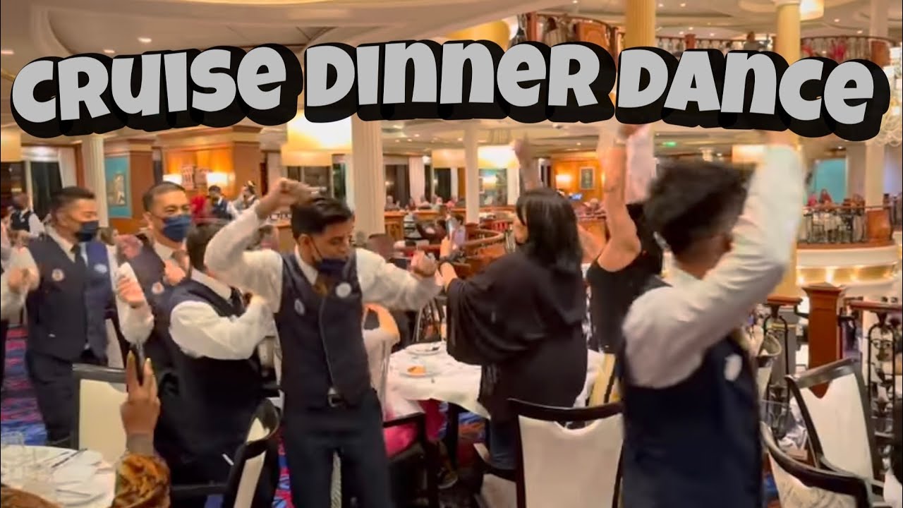 Chef & Waiters dance at last dinner on cruise #adventureoftheseas #royalcaribbean #cruise