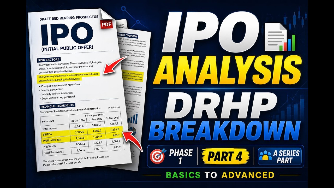 IPO Series | Phase 1 &ndash; DRHP Analysis (Part 4)