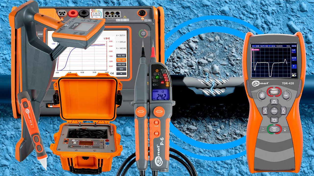 How to locate a damage in a power cable using Sonel meters