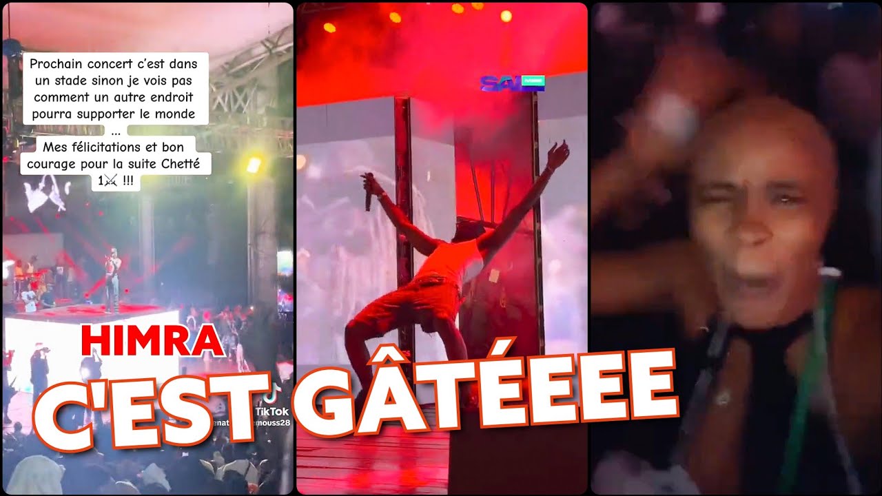 les réactions 🔥 au concert de himra au Palais de la culture en côte d'ivoire 🇨🇮