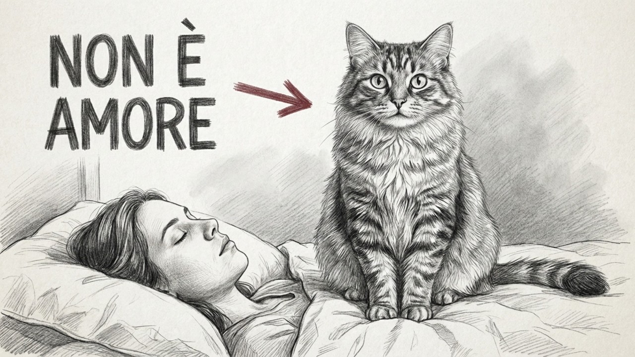 Il Tuo Gatto Ti Sale Sopra — E NON È Amore. È Qualcosa Di Molto Più Grande