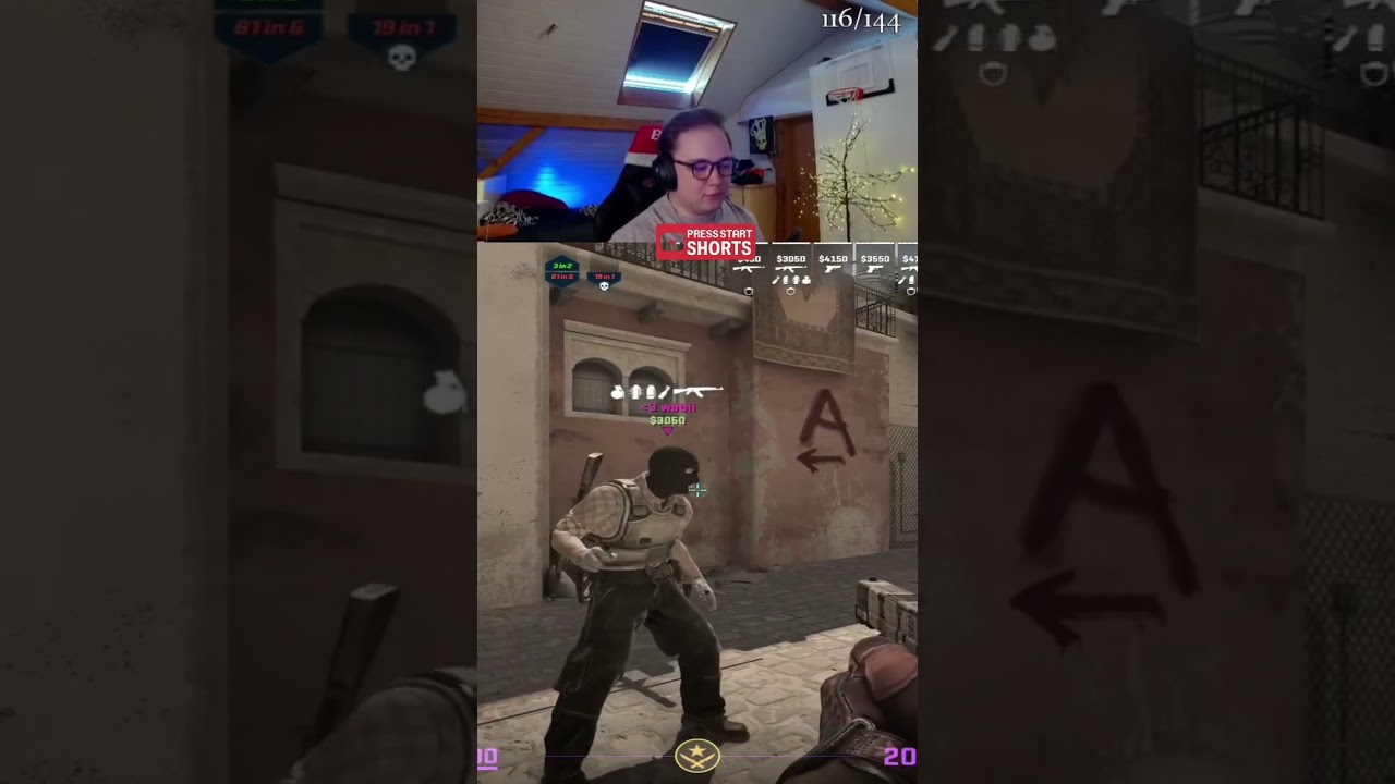 FiRE2k reacts to a pun on his name 🤣 #twitch #gaming #csgo #csgoclips #viralshorts