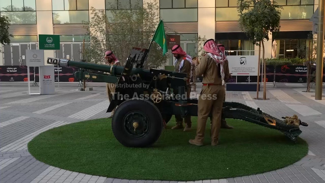 Dubai Police fire heritage cannon to mark end of daily fast in Ramadan