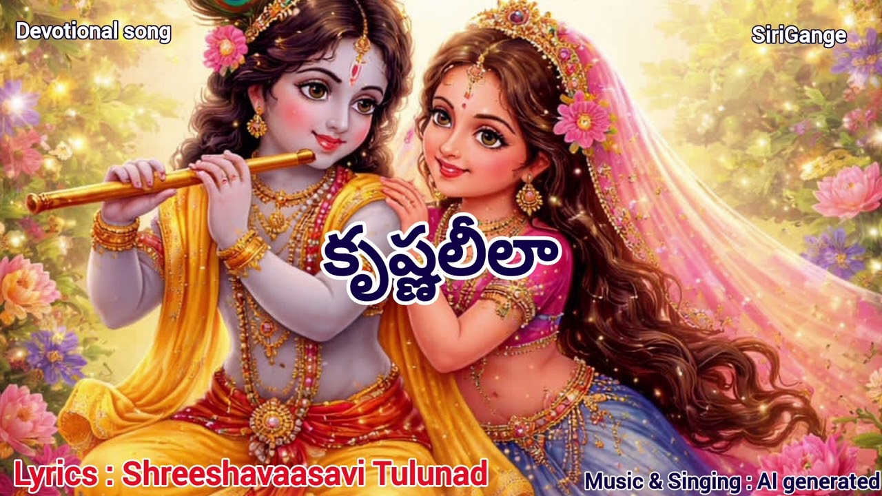 Krishnaleela | Telugu devotional song | Shreeshavaasavi Tulunad | SiriGange 