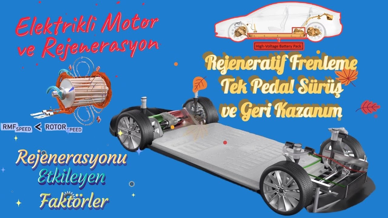 Tek Pedal Sürüş, Rejeneratif Frenleme, Geri Kazanım ve Elektrikli Motor