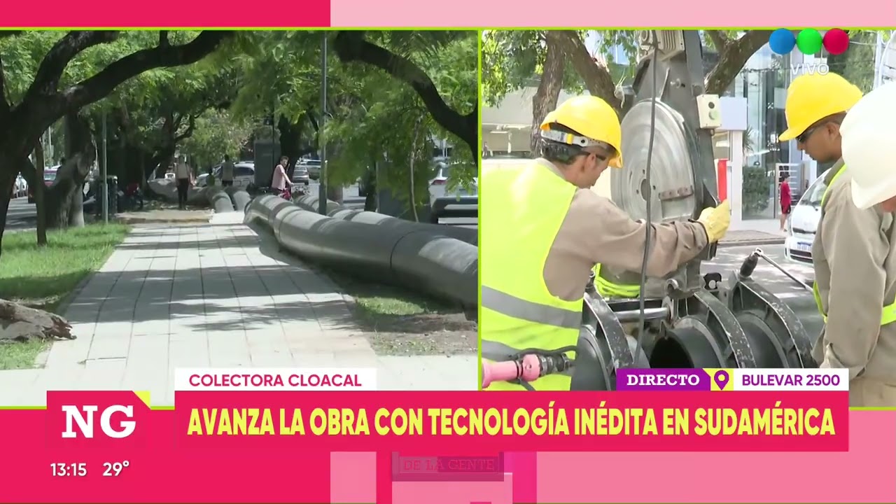 Colectora Cloacal: avanza la obra con tecnología inédita en Sudamérica
