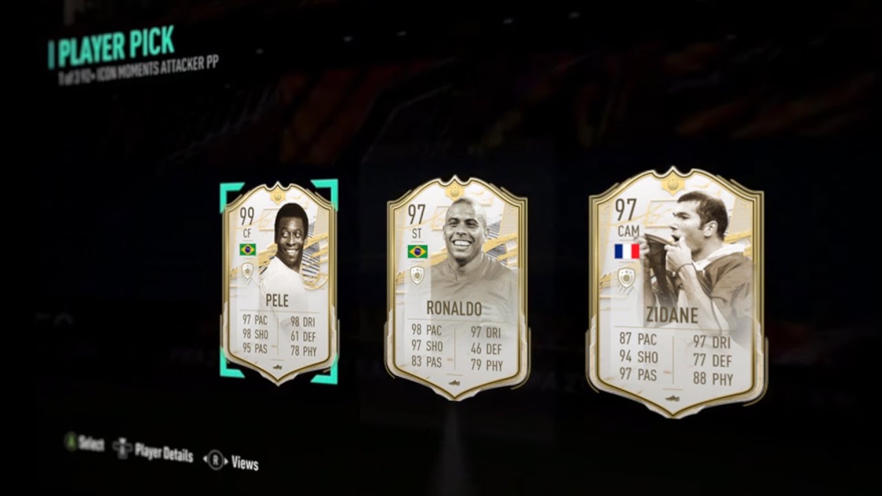 I Unlocked the 93+ Icon Moments Player Pick Pack in FIFA 21