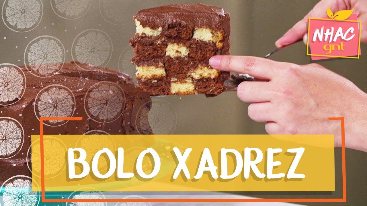 Bolo Xadrez | Fabíola Gouveia | Fazendo a Festa