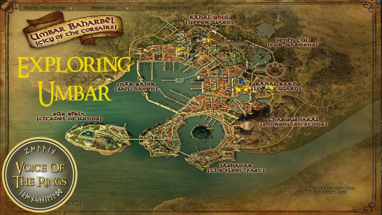 Exploring Umbar City [Baharbel] - LOTRO New Expansion Umbar - [ Livestream] - [1440p 2k]