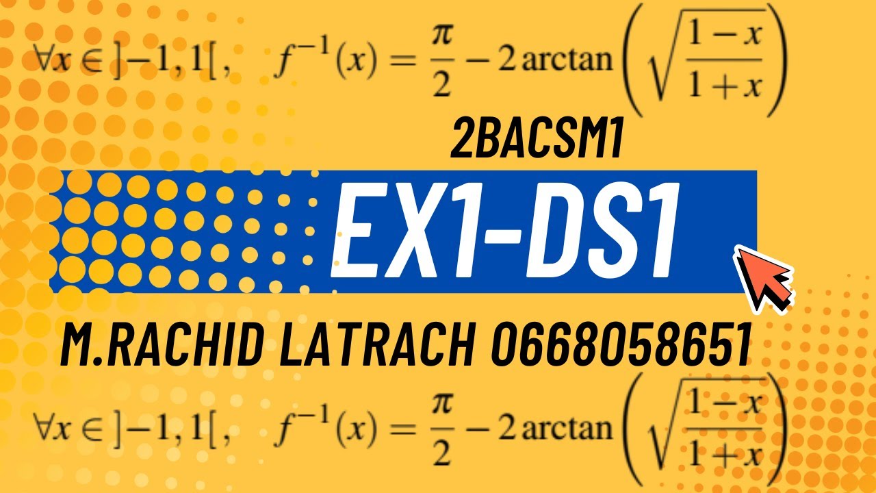 Fonction sin(x), bijection et réciproque | Préparation au 1er devoir surveillé (2BAC SM)
