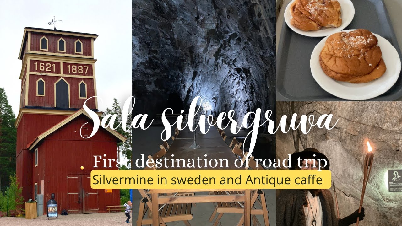 Road trip in Sweden| Destination 1| Sala| Silver-mine| Antique caffè in Sala| old village | 2022