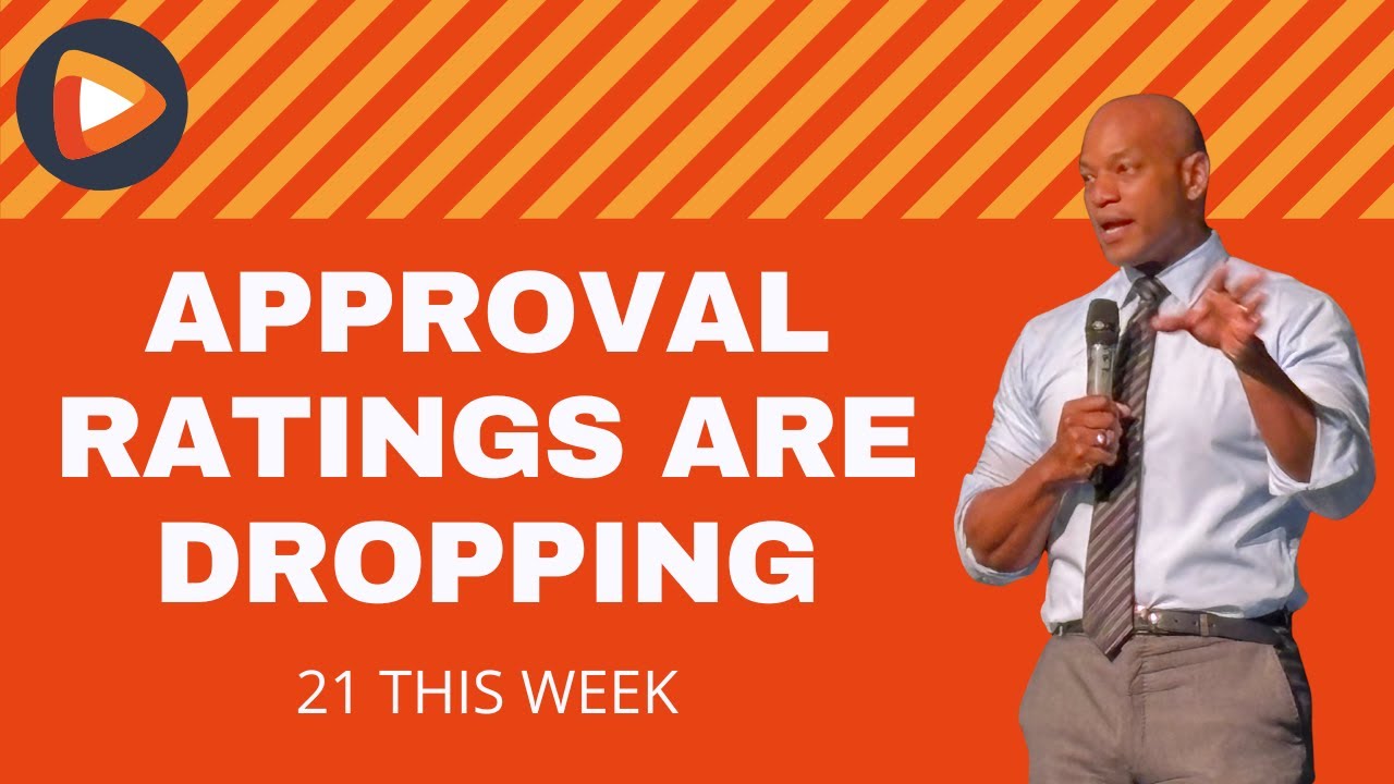 Governor Wes Moore's Approval Rating Drops