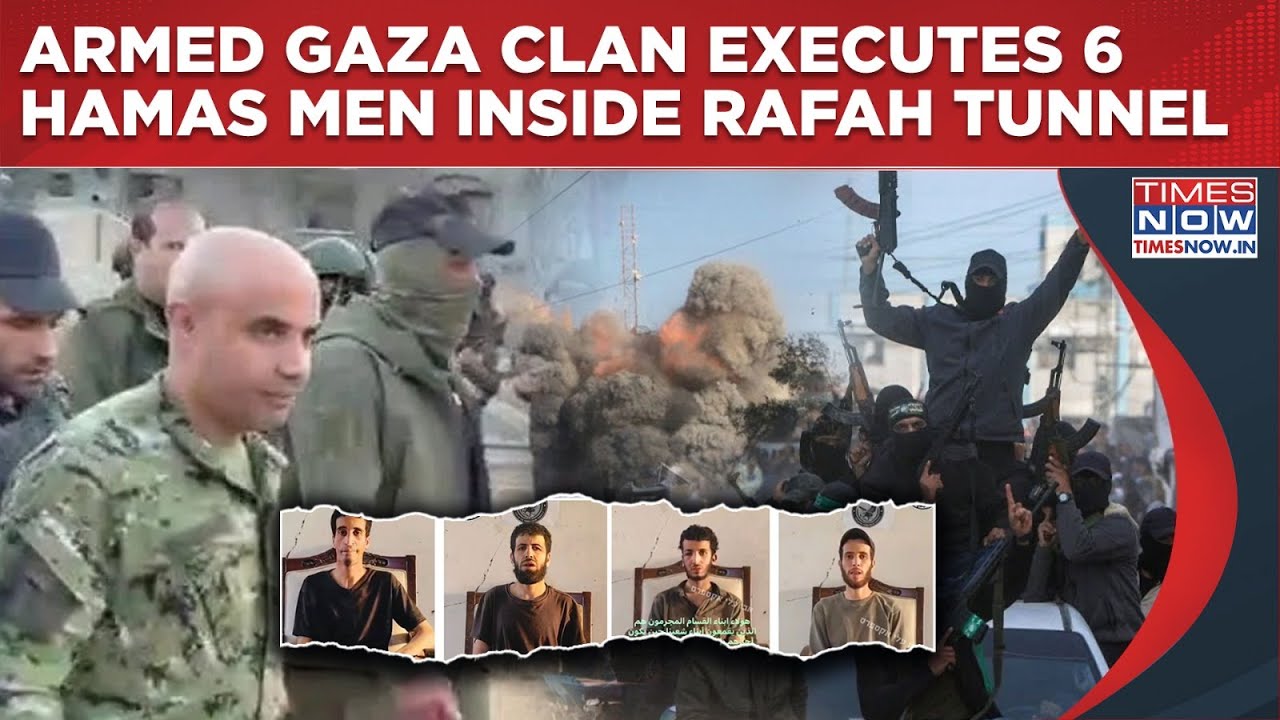 Armed Gaza Clan Corners Hamas, Executes 6 Terrorists Inside Rafah Tunnel For Killing Palestinians