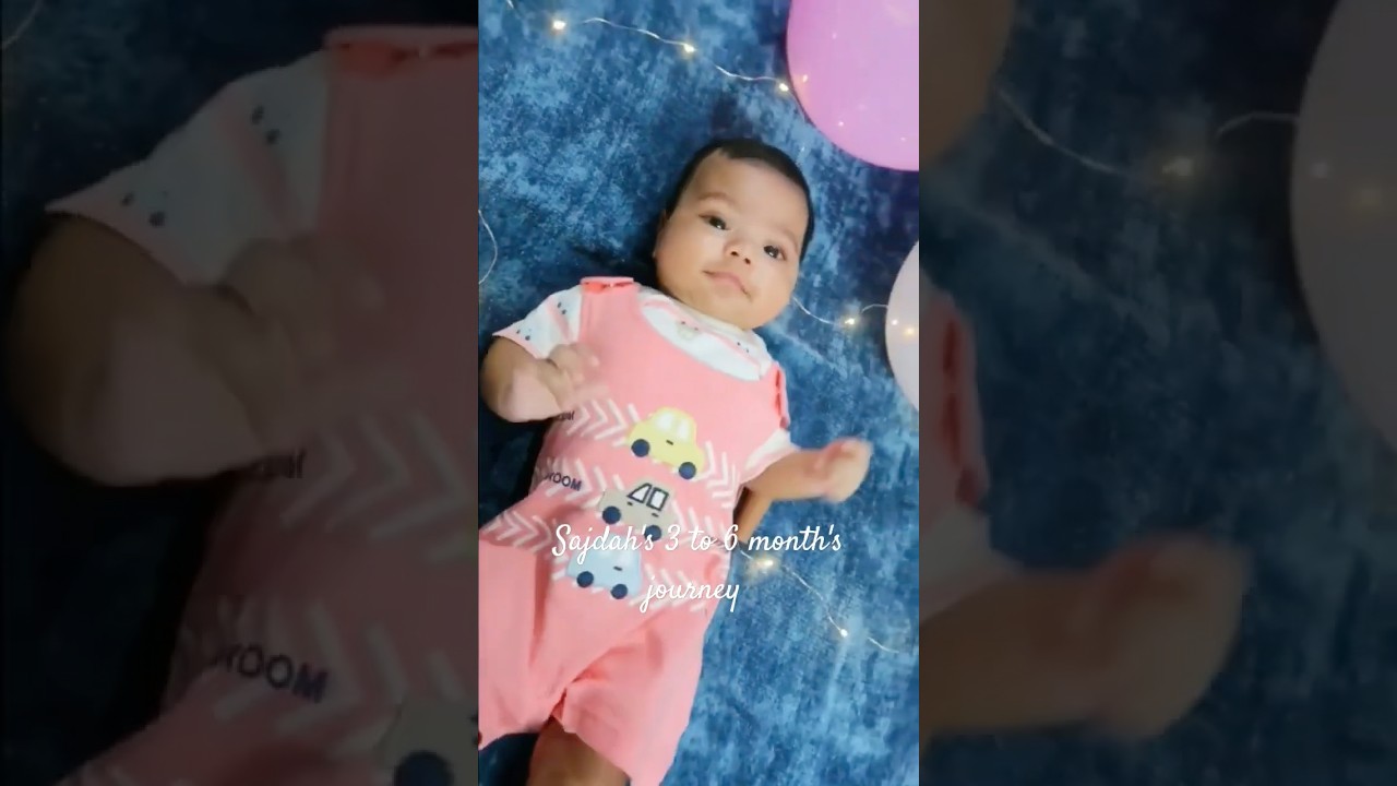 Sajdah&rsquo;s 3 to 6 Months Journey 💕 | Baby Growth Milestones | Mom and Sajdah​⁠ @MyOBSESSionbyAnamika