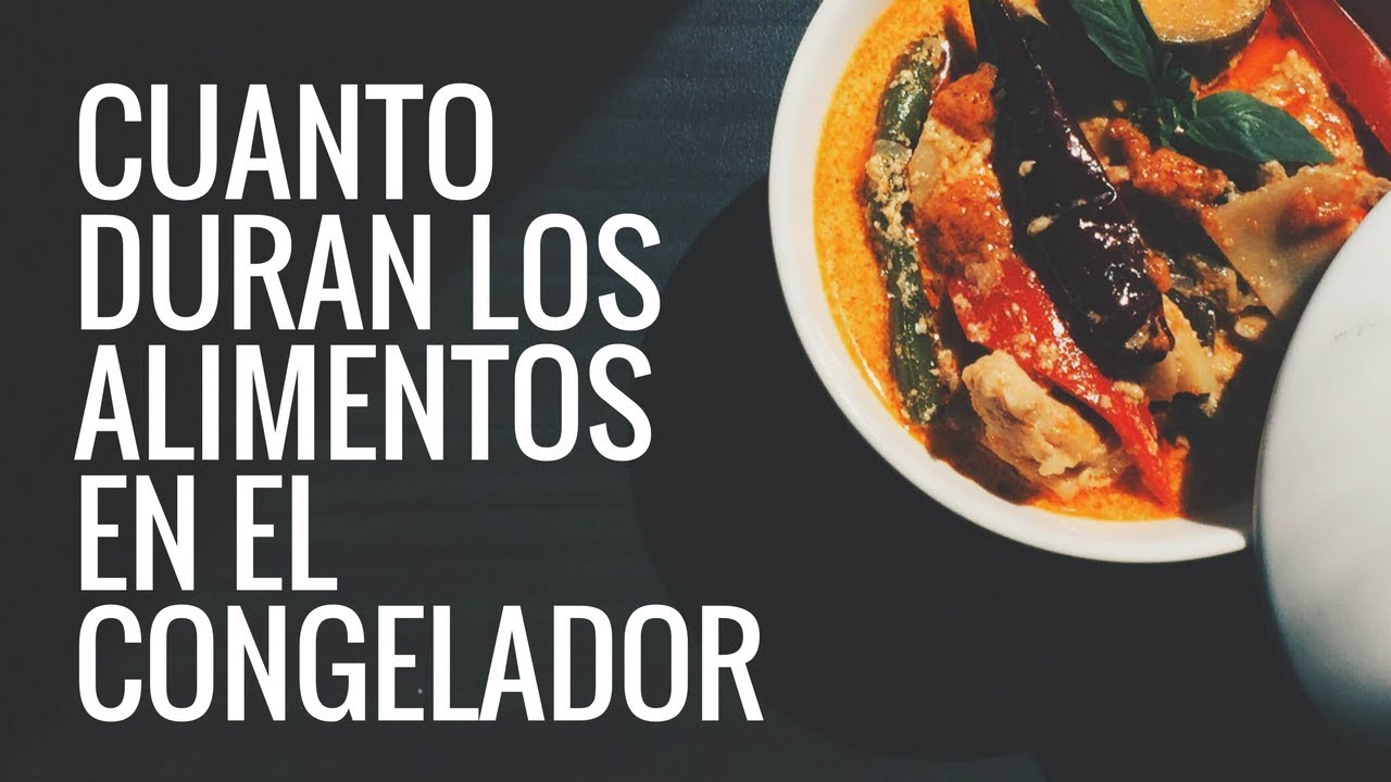 CUÁNTO DURAN LOS ALIMENTOS EN EL CONGELADOR   Cómo congelar, descongelar