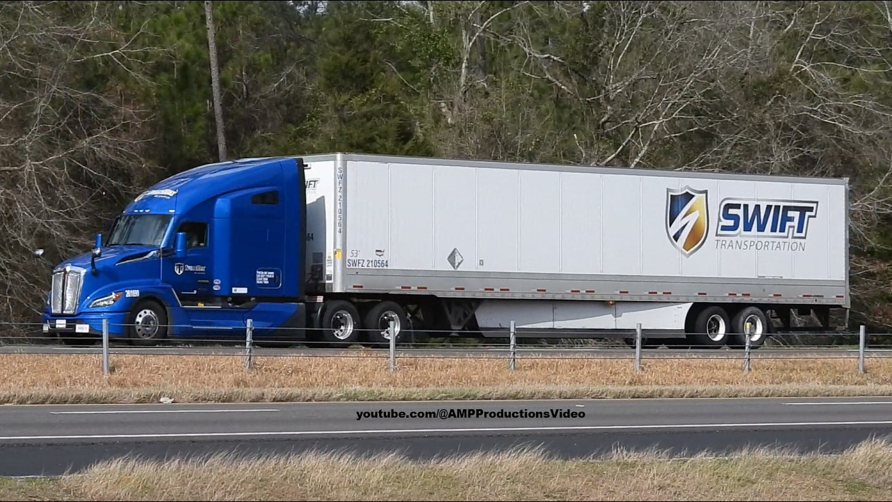 Blue Kenworth T680 TransMex Swift | Truckspotting 22226