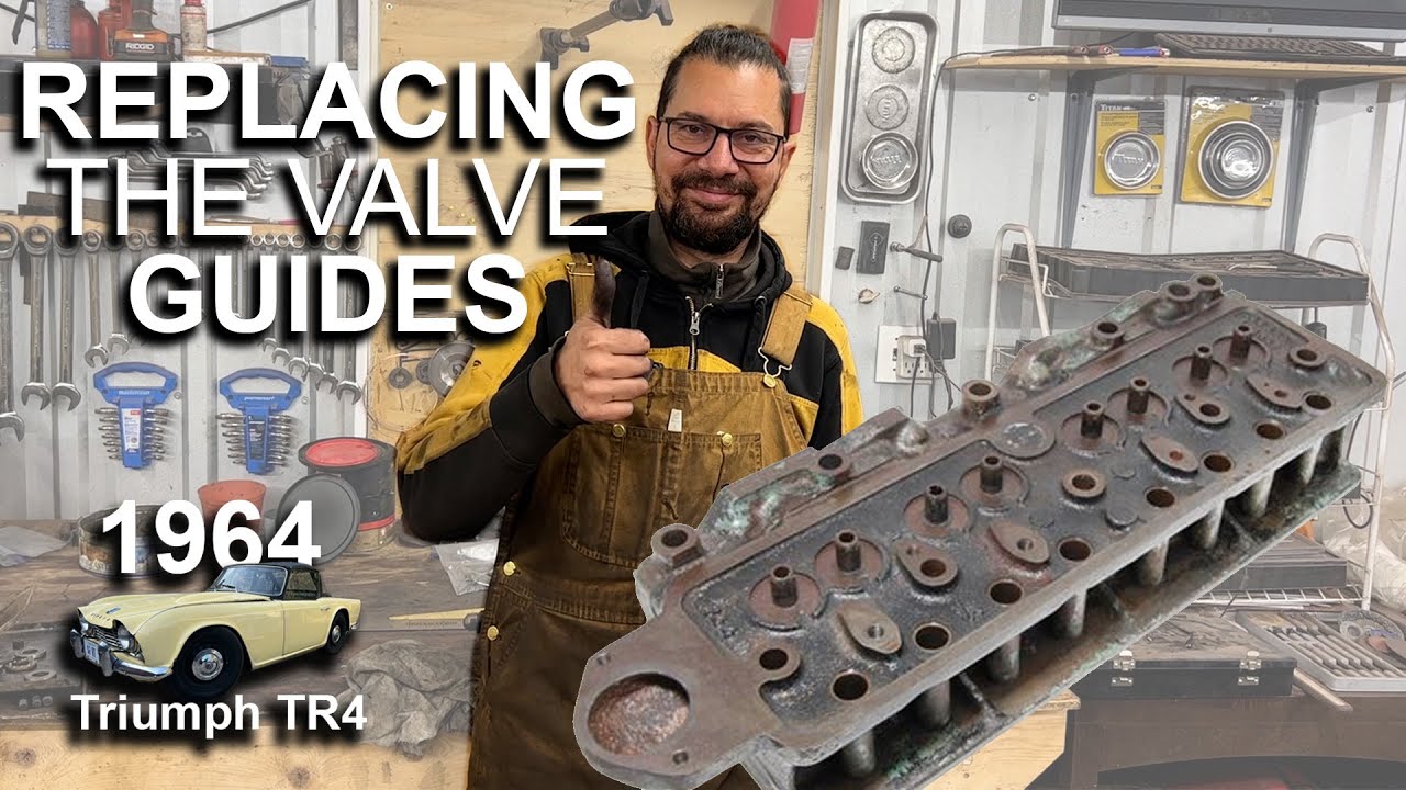1964 TR4 - Part 8 - Replacing The Valve Guides