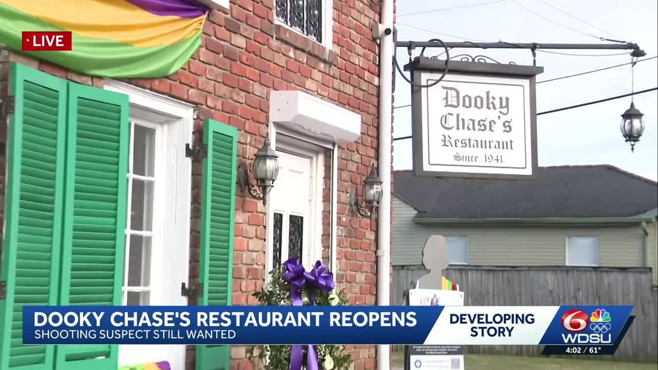 Dooky Chase's reopens following shooting, suspect sought