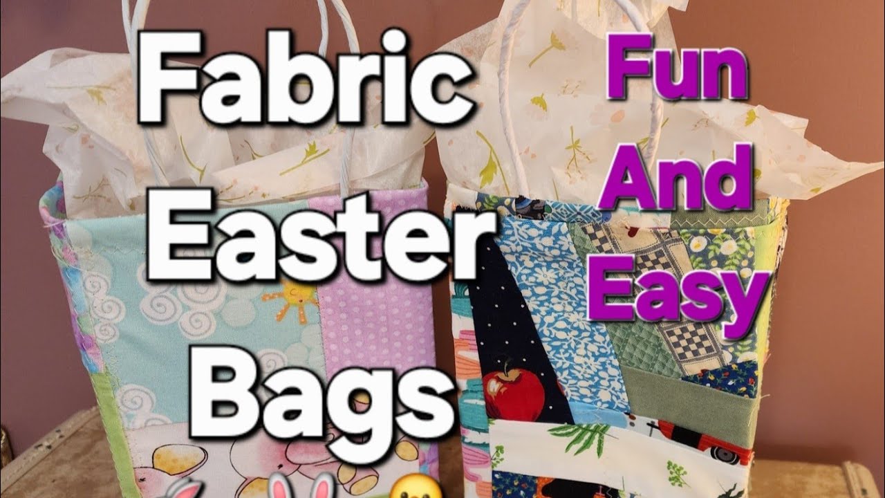 Fabric Gift Bags, Fabric Paper Bags, Repost, #fabricscraps,#useyourscraps,#sewingwithscraps