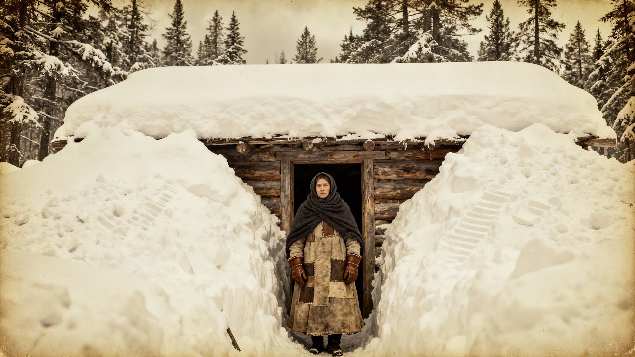 Her Cabin Had No Insulation and No Heat - Until Neighbors Found Them Buried Under Snow But Warmer