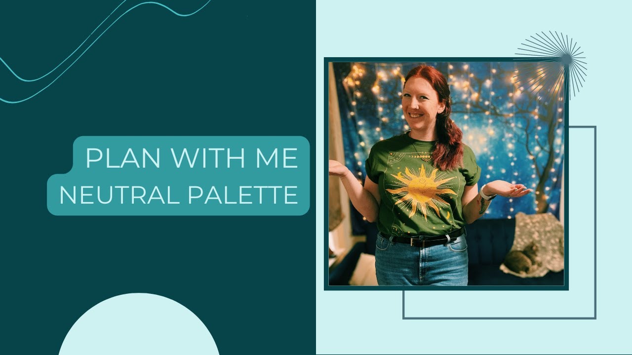 Plan With Me | Neutral Florals in the Celestial Blue Passion Planner