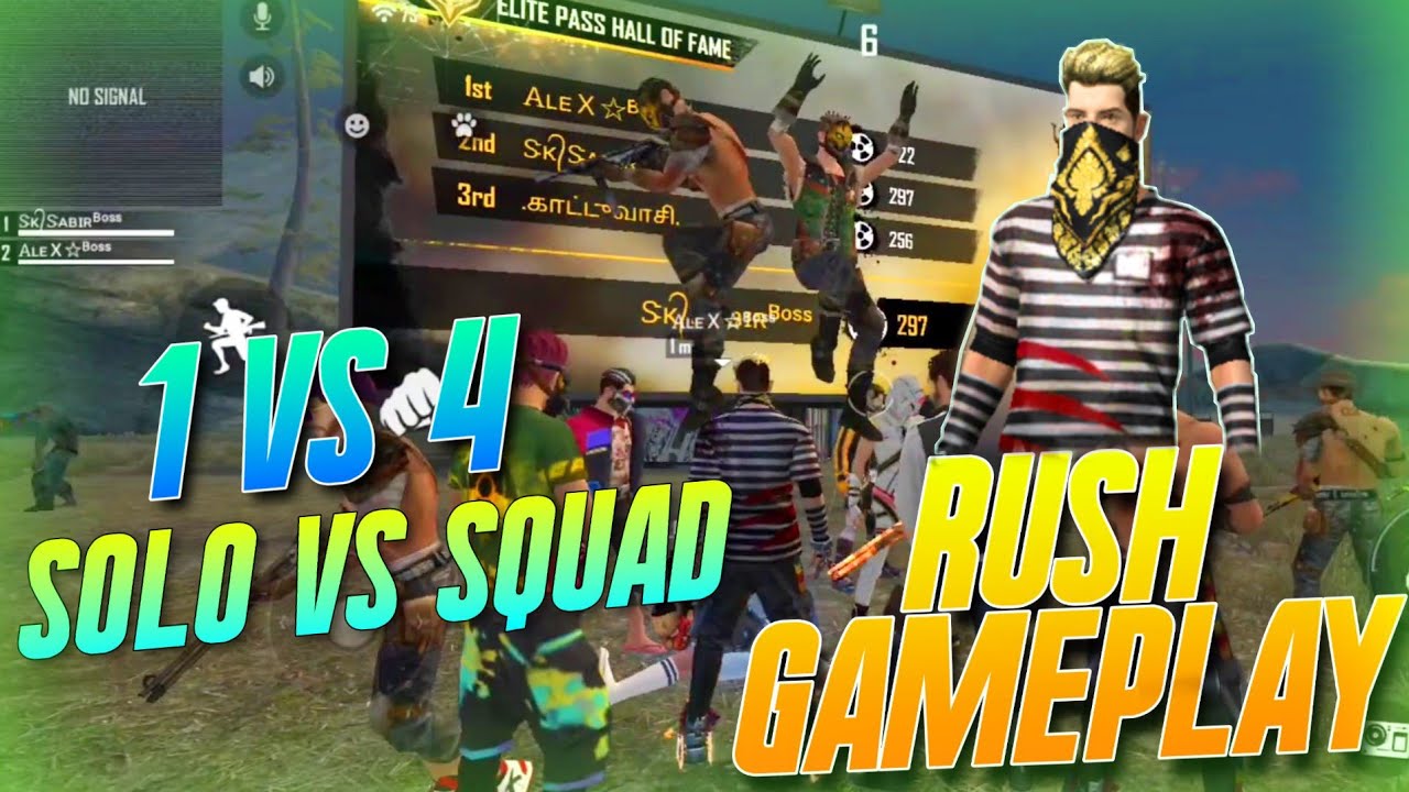 SOLO VS SQUAD RANKED HIGHLIGHTS || BEST KILLING MONTAGE || FREE FIRE BATTLEGROUND