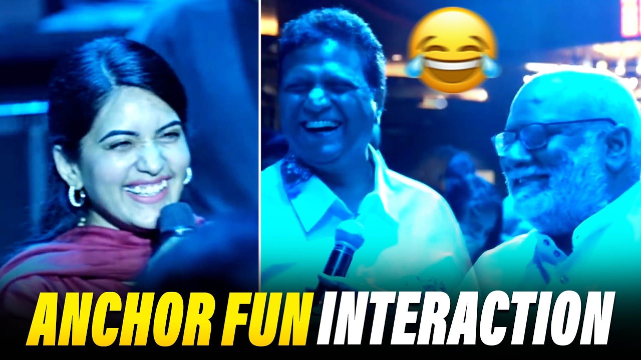 Anchor Fun Interaction with M. M. Keeravani Garu & Mani Sharma Garu 😂 | Vadhalane Song Launch Event