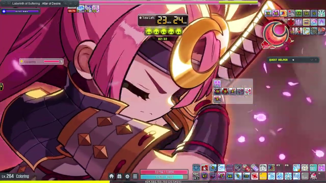 Maplestory Hayato Normal VHilla Solo (14m CP)