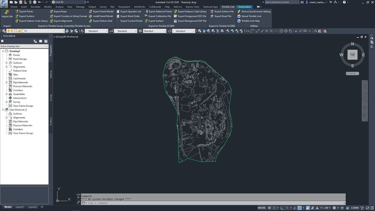 Trimble Link для Civil 3D