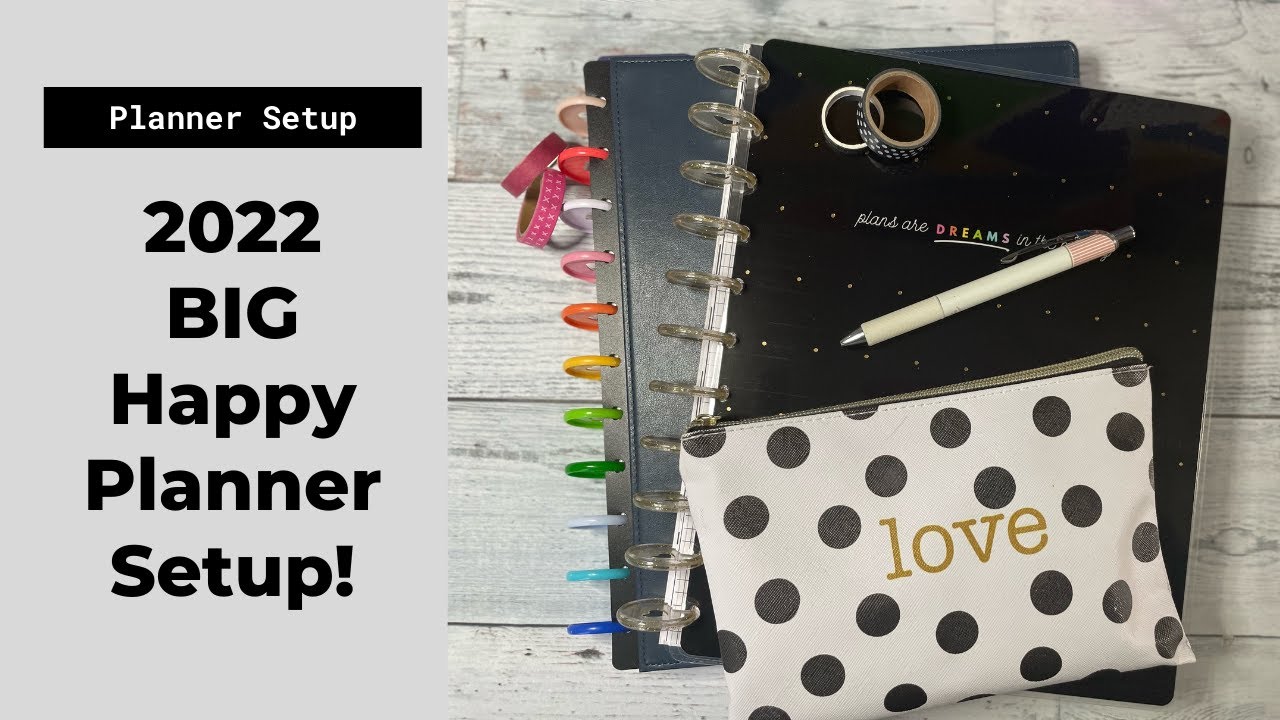 BIG Happy Planner Set Up 2022 (PT1)