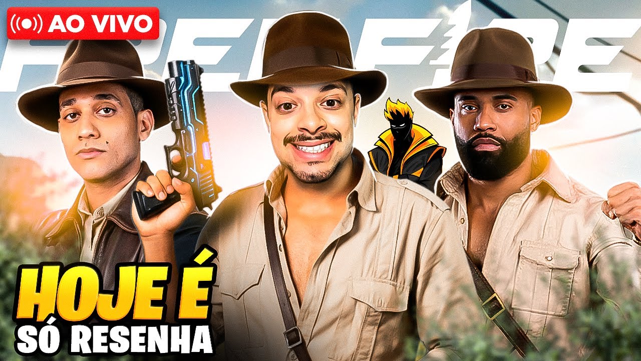 FREE FIRE COM OS MELHORES! - VANQUILHA AO VIVO