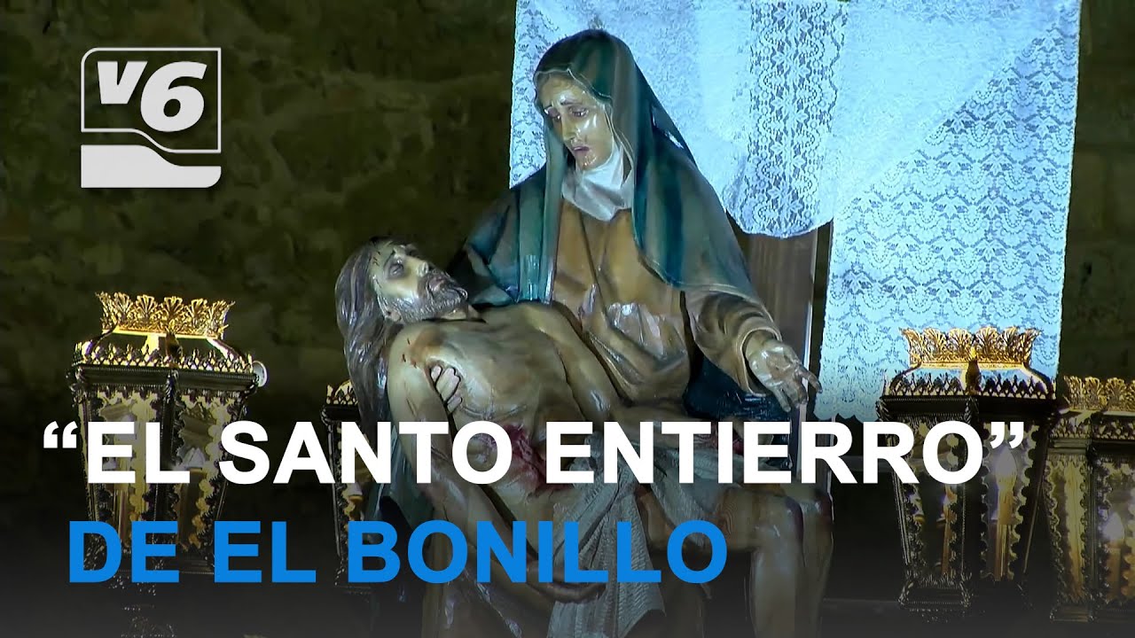“El Santo Entierro” de Viernes Santo desde El Bonillo