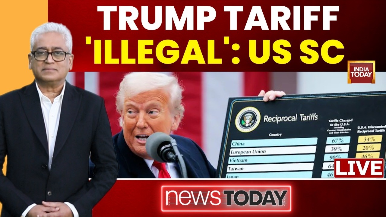 Rajdeep Sardesai LIVE: US Supreme Court Calls Donald Trump Tariff 'Illegal' | Trump Tariff News LIVE