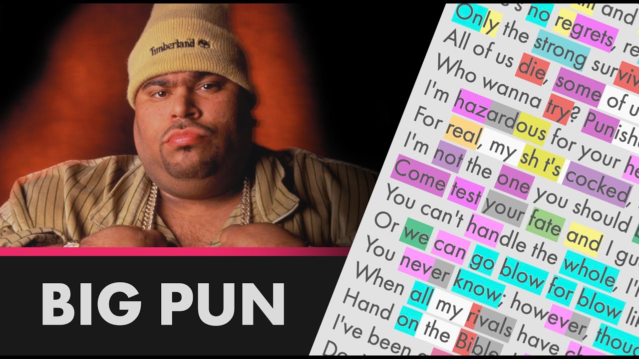 Big Pun - Beware - Lyrics, Rhymes Highlighted (263)