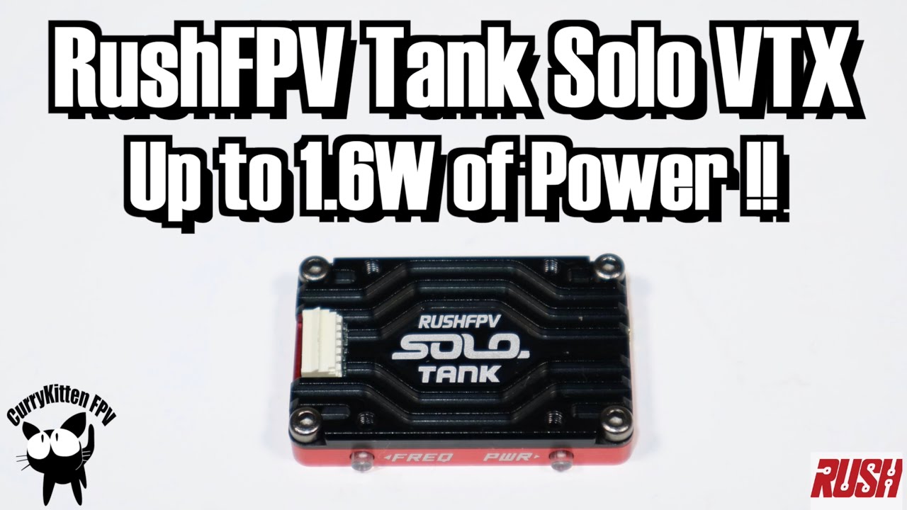 RushFPV Tank Solo.  A VTX with lots of power!  Supplied by RushFPV