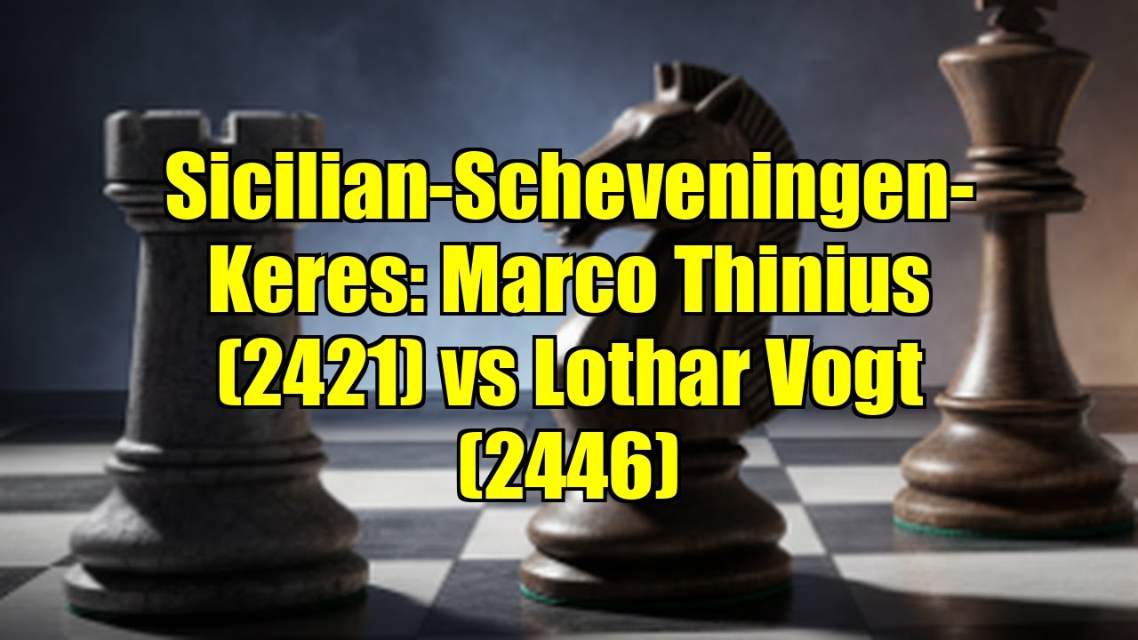 Sicilian-Scheveningen-Keres: Marco Thinius (2421) vs Lothar Vogt (2446)
