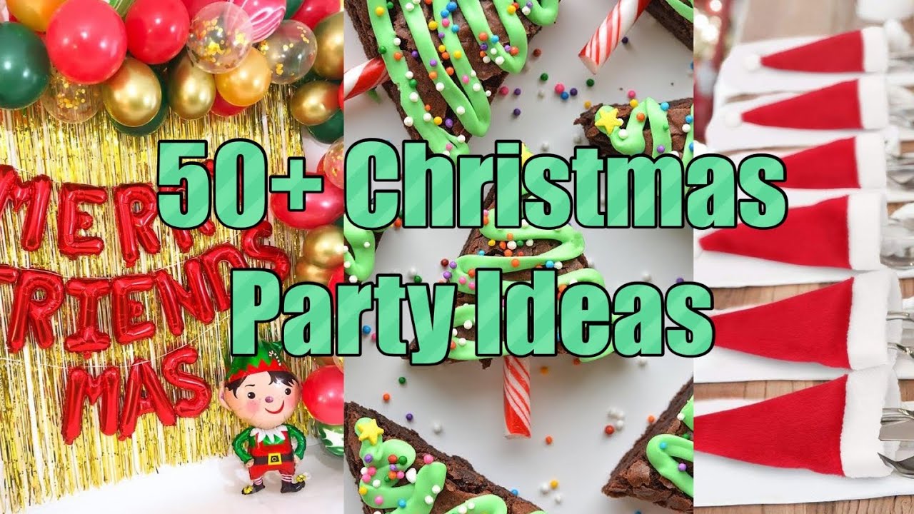 50+ Christmas Party Ideas/ Holiday Decor, Treats, and Much More!!
