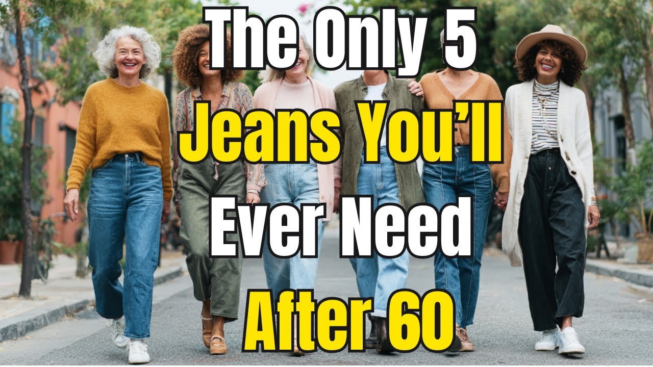 The Only 5 Jean Styles That Flatter Women Over 60 — Timeless, Chic & Effortlessly Elegant