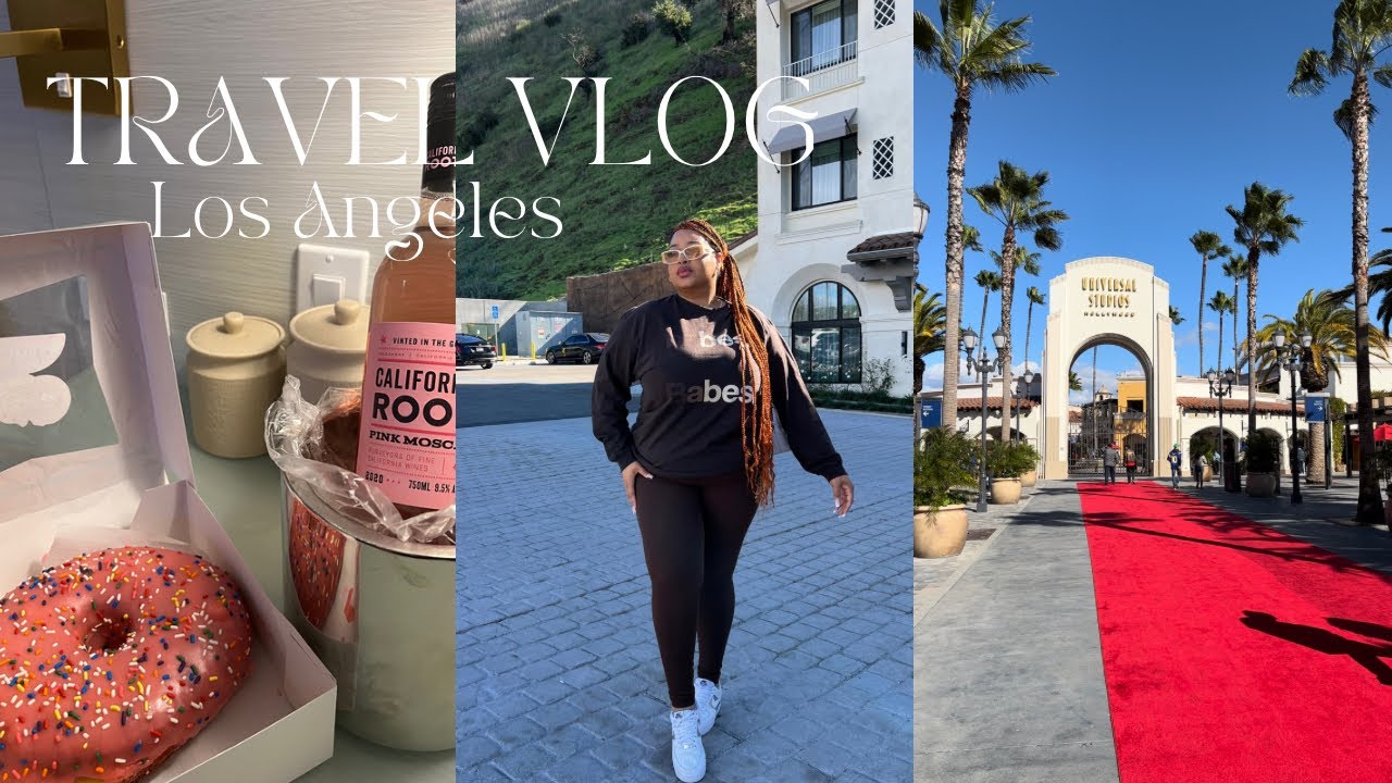 LOS ANGELES VLOG | IN AND OUT + SANTA MONICA PIER AT NIGHT + UNIVERSAL STUDIO AND MORE PT.1